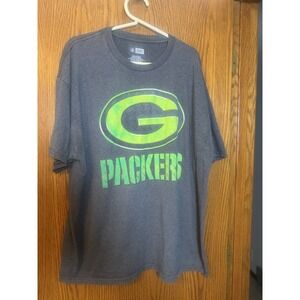 Green Bay Packers Men's 2XL NFL Team Apparel Green Graphic Tee‎